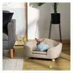 Hondenbank - ComfortPets - zacht en knus - grijs