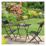 Tuinset - Polyrattan - Voor 2 personen - Bruin