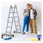 Ladderoplossing -- Opvouwbaar en lichtgewicht - Zwart