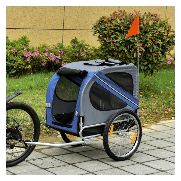 Fietskar – Oxford - Regenbescherming - Blauw