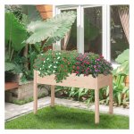Plantentafel - Bloemenkast - Kruidenbed - Bruin