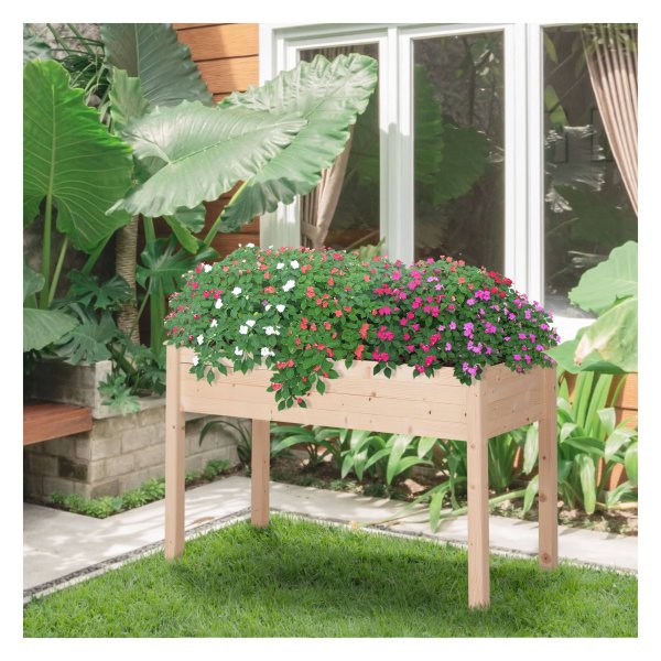 Plantentafel - Bloemenkast - Kruidenbed - Bruin