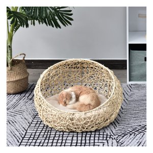 Kattenhuis - LuxePet - Comfortabel - Wasbaar - Beige