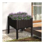 Plantenbak - Rotan Style - Afvoergaten - Bruin
