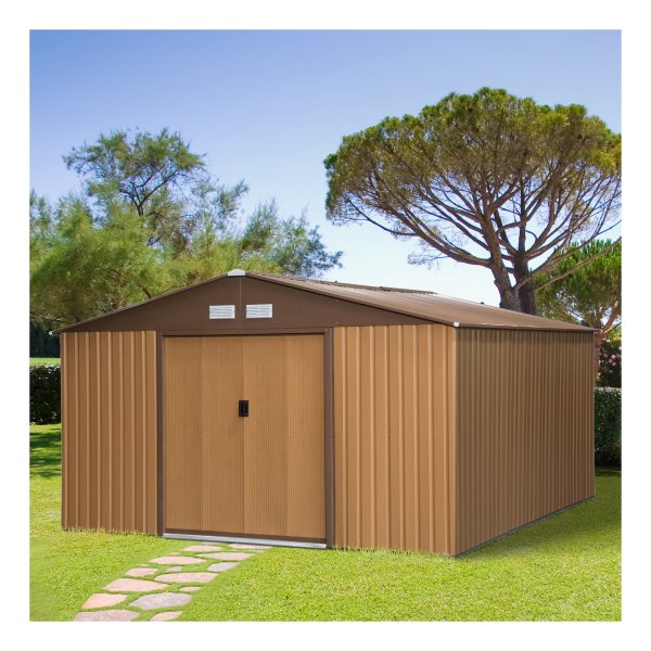 Tuinhuis - Stijlvol design - Ruime opslag - Bruin