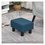 Voetenbank - Zaza Home - Gestoffeerd - Comfort - Donkerblauw