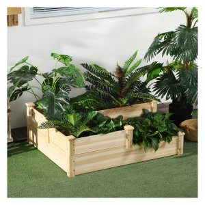 Plantentrap - Natuurlijk Groen - 3-laags – Sparrenhout - Groen