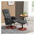 Massagestoel - Comfortabel design - Draaibaar - Zwart