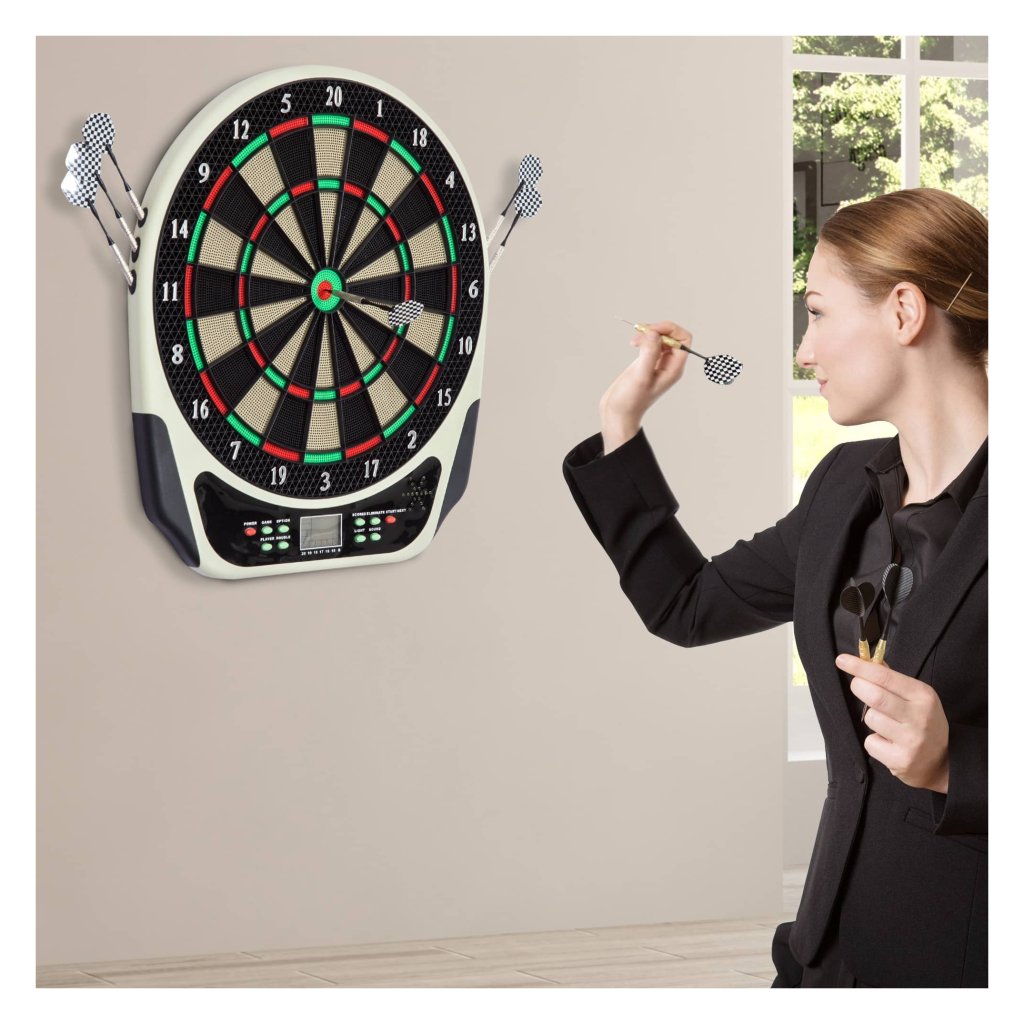 BULL Scorpy Elektronik Dartboard für Softdart Pfeile mit LCD Display