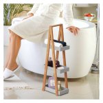 Badkamerplank - Bamboe - Handig en stijlvol - Grijs