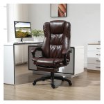 Vibratiestoel - Luxe Comfort - Voetsteun & ligfunctie - Zwart