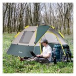 Koepeltent – Zaza Home - 3-persoons – Polyester - Groen