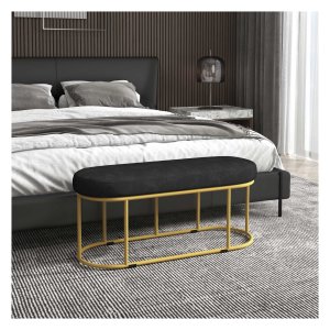 Bankbed – LuxeLiving - Gestoffeerd – Fluweel - Blauw