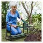 Tuinkruk - HandyTools - Inklapbaar - Gereedschapsvak - Groen