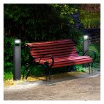 Buitenlamp - Verstelbare paallamp - Waterdicht - Donkergrijs
