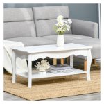Salontafel - DesignX - Gravure - Gebogen wit