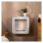 Bio-ethanolvuurplaats - Vuur & Sfeer - Brandwerend - Muurmontage - Zwart