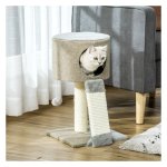 Kattenklimboom – Krabpaal Deluxe – Grijs – 50 cm