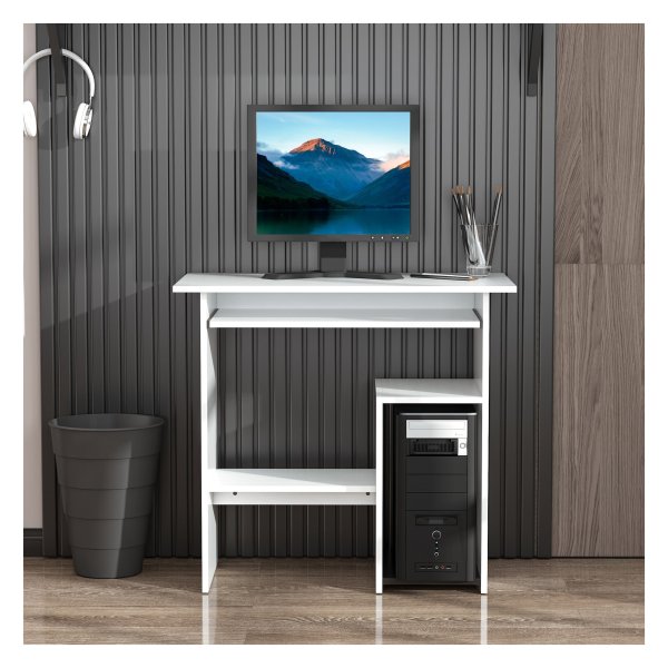 Bureau - KinderDesk - Schoolwerk - Gaming - Wit