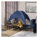 Hondenbed – OutdoorPaws - Verhoogd en UV-bescherming - Grijs