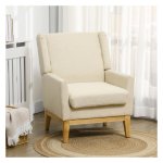 Fauteuil - Zaza Home - Relax - Individuele Oven Bekleding - Crèmekleurige