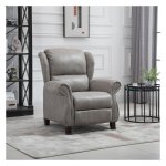 Fauteuil - Zaza Home - 150° kantelbaar - voetensteun - grijs