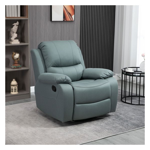 Ligstoel - Luxe Relax - Draaibaar - Groen