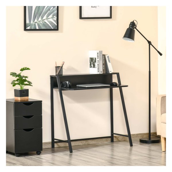 Bureau - Survival Metaal - Kabelbeheer - Zwart