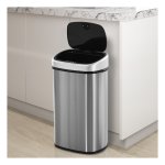 Prullenbak - Dash Can - Automatisch - Infraroodsensor - Zilver