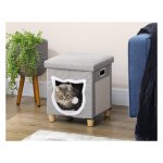 Kattenhuis - Knusse Grot - Anti-slip - Grijs