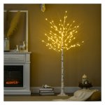 Kunstboom - Zaza Home - Simulatie berkenboom - Led-verlichting - Groen
