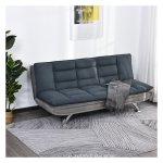Bankstel met chaise longue - Comfort Supreme - Omvormbaar en verstelbaar - Grijs/beige