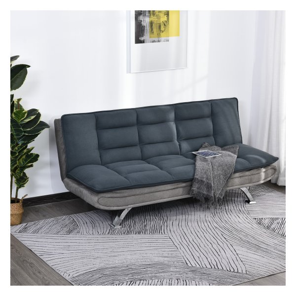 Bankstel met chaise longue - Comfort Supreme - Omvormbaar en verstelbaar - Grijs/beige