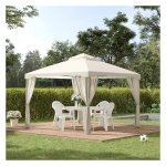 Tuinprieel – Feesttent - Weerbestendig – Crème Wit