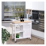 Keukentrolley - Luxe - Met Serveerwagen - Wit