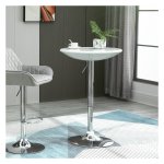 Eettafelbureau - Robuust design - Verstelbare hoogte - Zwart