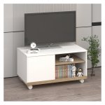 Televisietafel - - Moderne opbergmogelijkheden - Wit