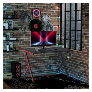 Gamingbureau - SteelSeries - Hoofdtelefoonhaak - Bekerhouder - Zwart