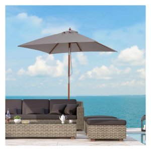 Tuinscherm - Robuust - Polyester - Grijs