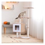 Kattenspeeltoren - Kattenplezier - Klimmogelijkheden - Sisal - Grijs
