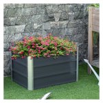 Tuinbed - Plantarium - Verhoogd - Stalen - Donkergrijs
