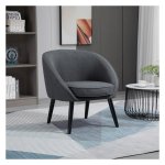 Fauteuil - Modern Living - Linnen look – Grijs