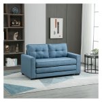 Slaapbank - ComfortDreams - Stoffen bekleding - Blauw