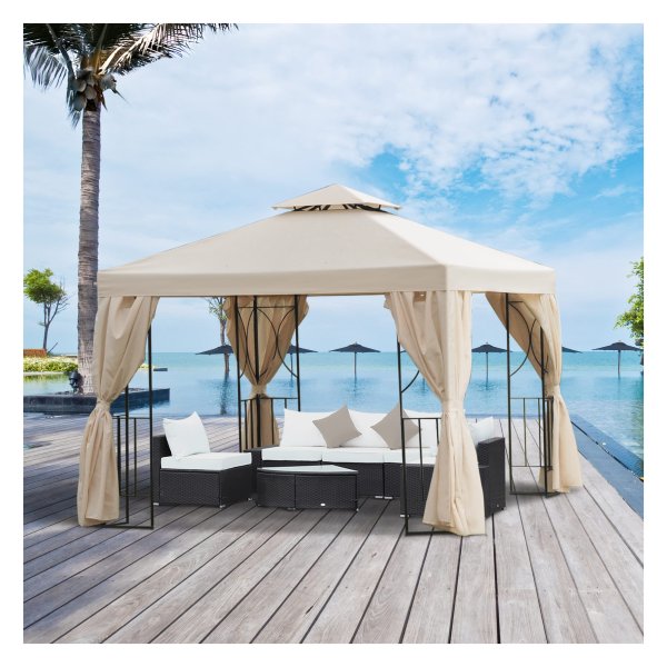 Feesttent - Partytent Paradise - Dubbel dak - Gezelligheid