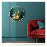 Wandspiegel – Luxe Living  – Geheugenfunctie - Goudkleurig