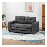 Slaapbank - ComfortLiving - Stijlvol design - Compact - Grijs