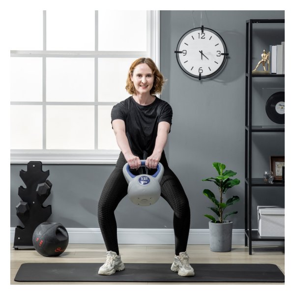 Kettlebell - Sportplus - Zwaar gewicht - Blauw