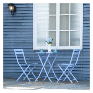 Bistroset - Modern Living - Voor 2 personen - Lichtblauw