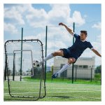 Voetbalrebouncer -- Opvouwbaar - Verstelbaar - Zwart