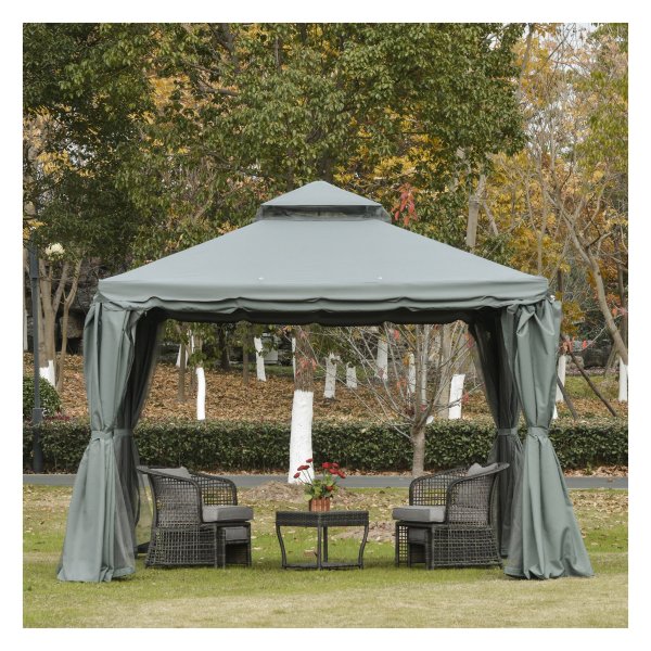 Partytent - Sterk - Weerbestendig - Grijs